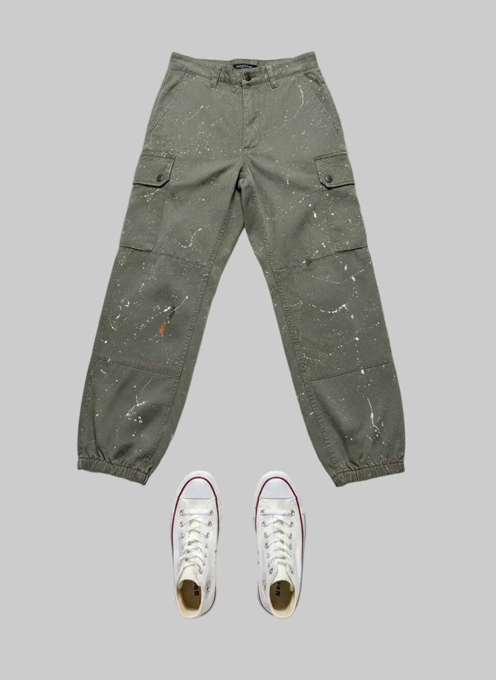 Splatter Paint Cargo Pants